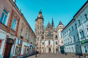 romantic city in Slovakia Kosice